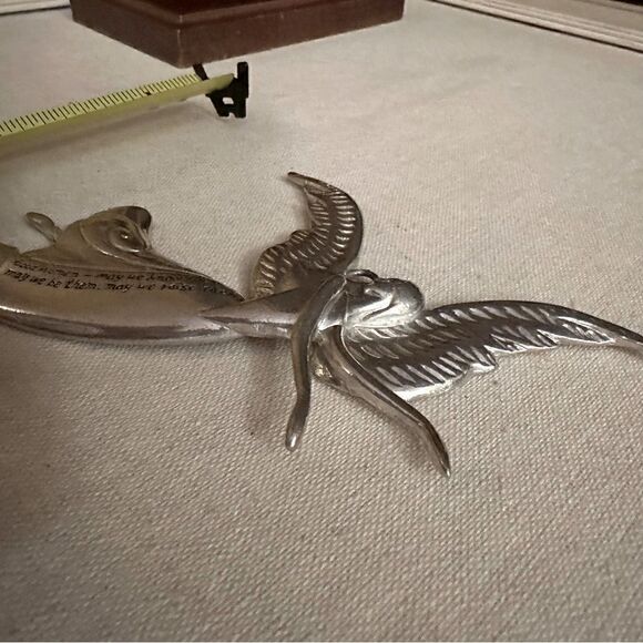 Vintage Silver Angel with engraved sentiment - Picture 5 of 7